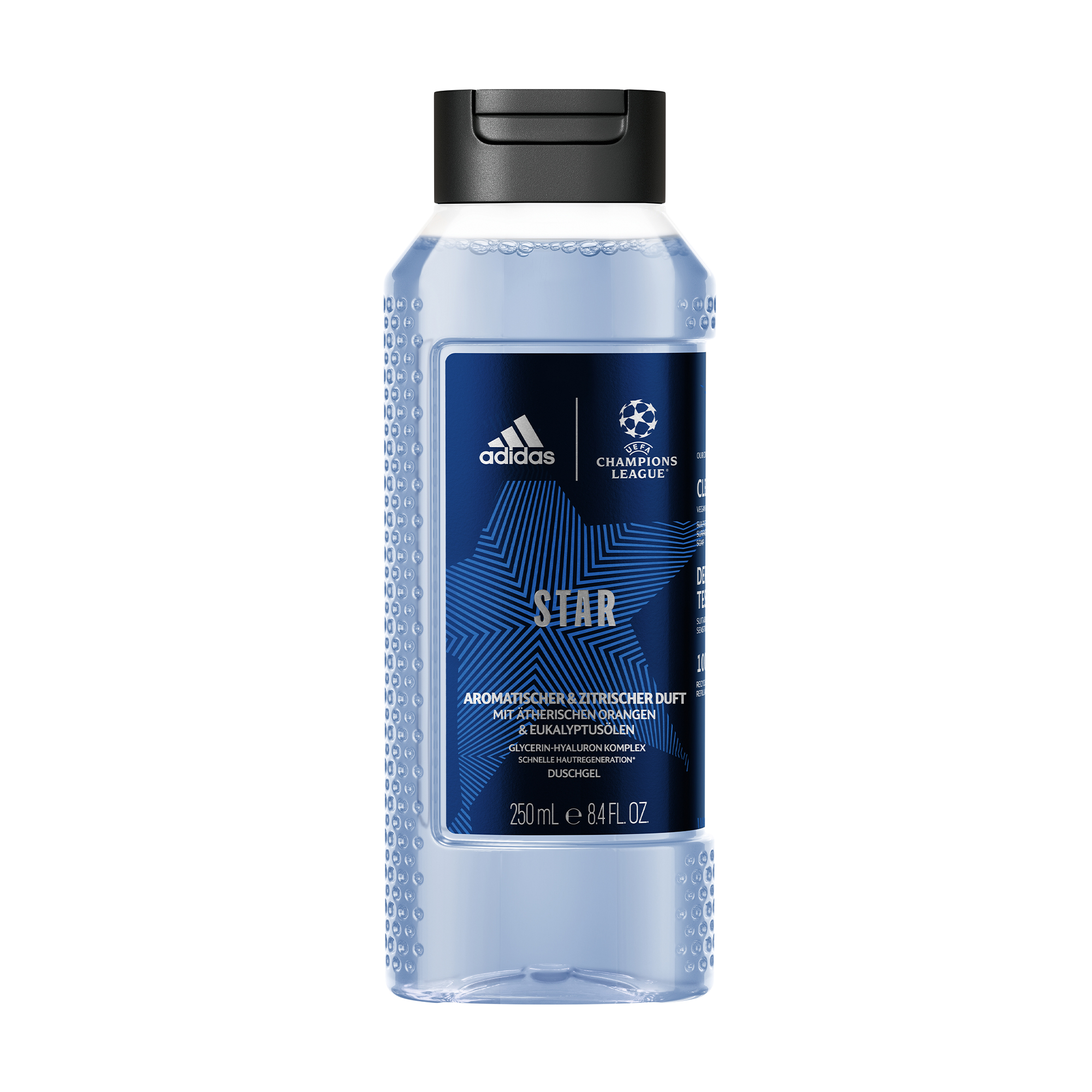 Чоловічий гель для душу Adidas UEFA Champions League Star Shower Gel, 250 мл