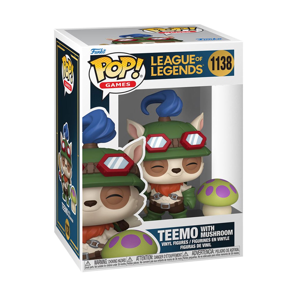 Ігрова фігурка Funko Pop! серії League of Legends Teemo With Mushroom від 3 років (86113)